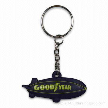 3-D Cubic PVC Floating Keychain with Logo Printing, Customized Designs are Welcome
